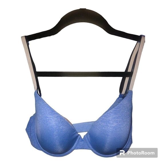 Victorias Secret Blue Balconette Bra 34C - Picture 1 of 3